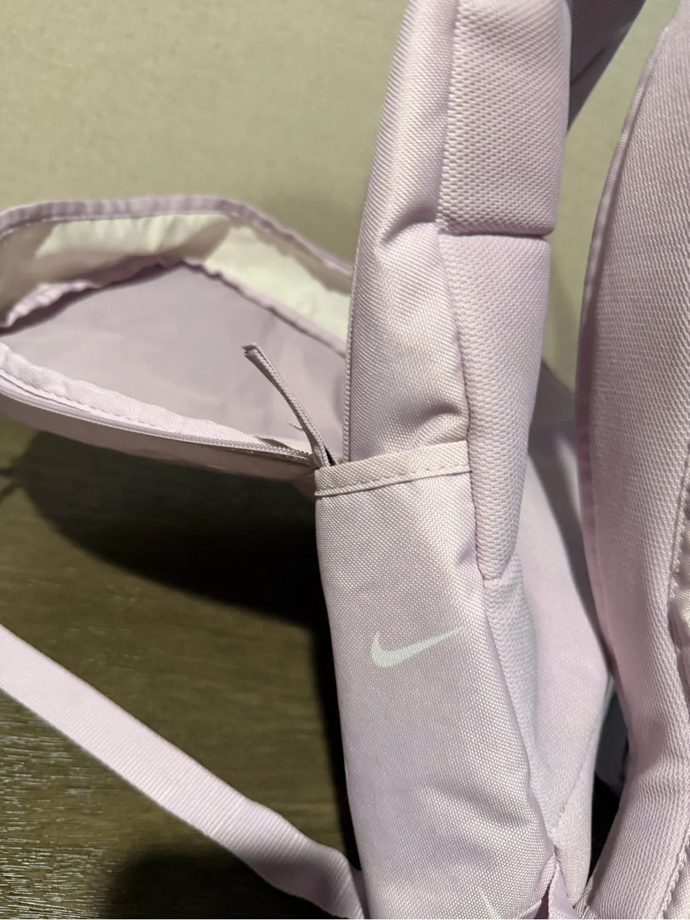 Nike Lilac and White‎ Swoosh Backpack